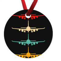 Vintage Aviation Airplane Flying Airline Funny Vin Ornament | Artistshot