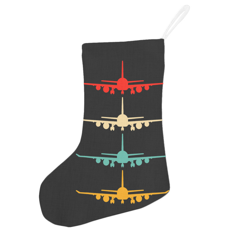 Vintage Aviation Airplane Flying Airline Funny Vin Holiday Stocking | Artistshot