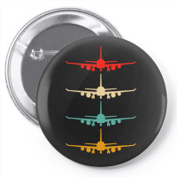 Vintage Aviation Airplane Flying Airline Funny Vin Pin-back Button | Artistshot