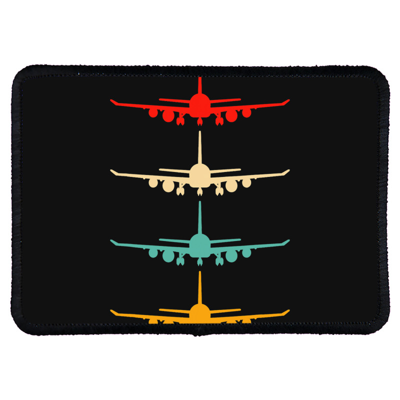 Vintage Aviation Airplane Flying Airline Funny Vin Rectangle Patch | Artistshot