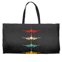 Vintage Aviation Airplane Flying Airline Funny Vin Weekender Totes | Artistshot