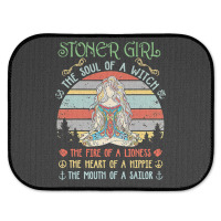 Stoner Girl Soul Of A Witch Mouth Of A Sailor Rear Car Mat | Artistshot