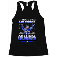 Us Air Force Proud Us Air Force Proud Grandpa Air  Racerback Tank | Artistshot