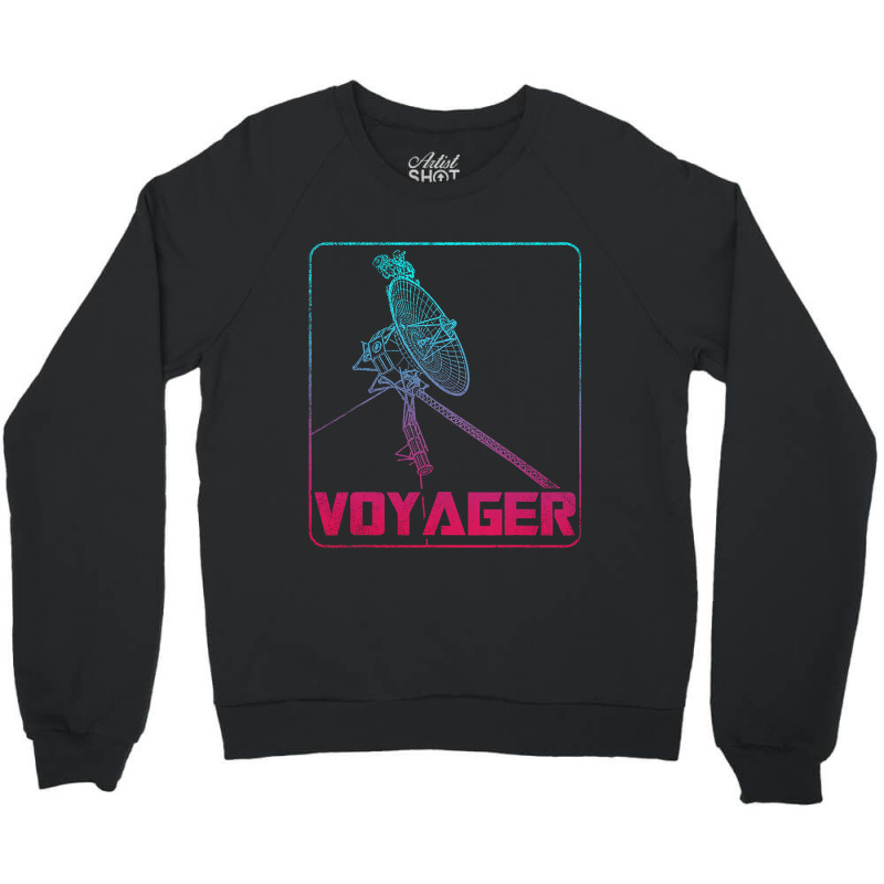 Voyager Space Probe Spacecraft Solar System Astron Crewneck Sweatshirt by ClevelandParmenter | Artistshot