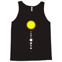 Solar System Minimalist Aesthetics Astronomy Milky Tank Top | Artistshot