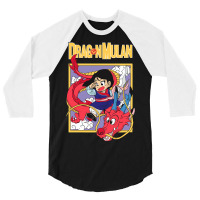 Dragon Mulan 3/4 Sleeve Shirt | Artistshot