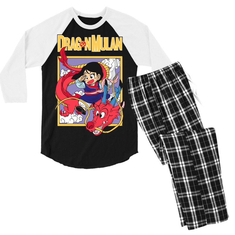 Dragon Mulan Men's 3/4 Sleeve Pajama Set | Artistshot