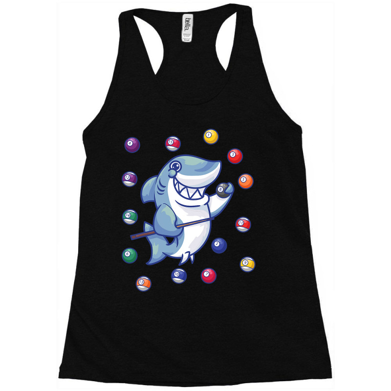 Shark Billiard Player I Pool Billiard I Snooker I  Racerback Tank by Delightbar | Artistshot