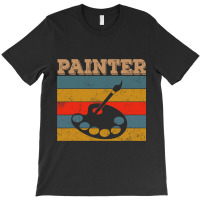 Vintage Style Retro Distressed Painter Art Teacher T-shirt | Artistshot