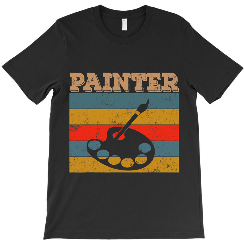 Vintage Style Retro Distressed Painter Art Teacher T-shirt | Artistshot