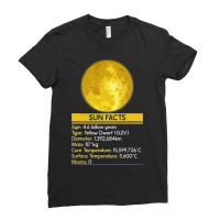 Sun Facts Sun Solar System Star Ladies Fitted T-shirt | Artistshot