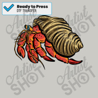 Big Red Hermit Crab Cartoon Illustration Stars Dtf Transfer | Artistshot