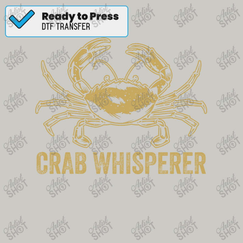 Crab Whisperer Vintage Crabbing Hunting Funny Crab Dtf Transfer | Artistshot