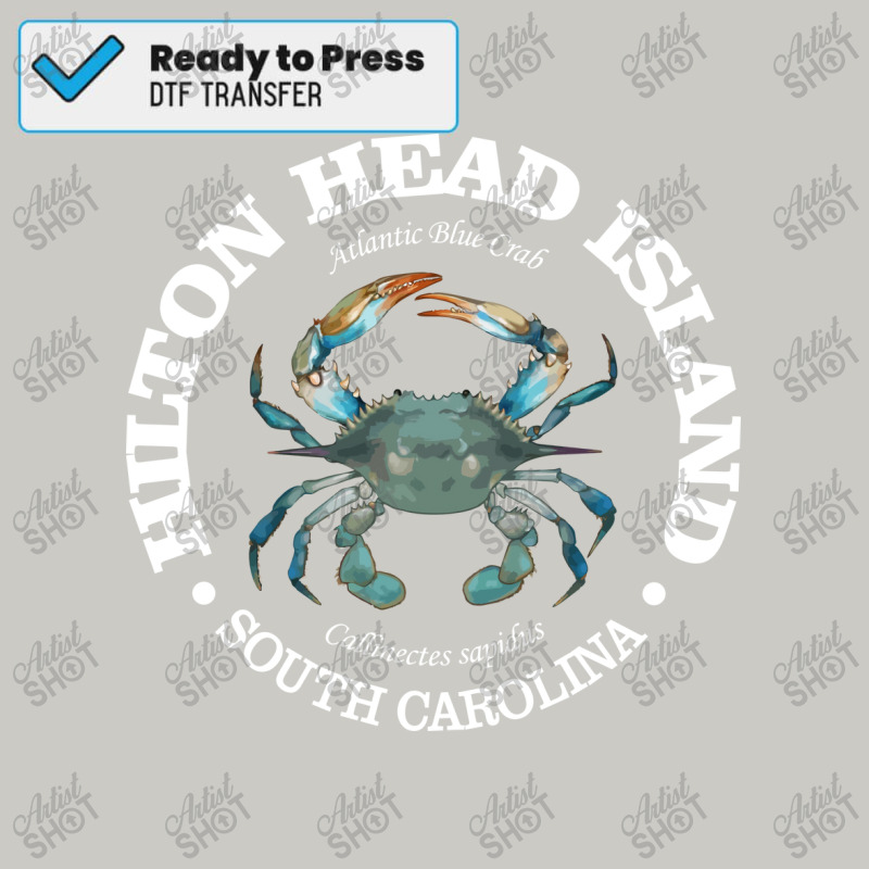 Hilton Head Island Blue Crab 80s Dtf Transfer | Artistshot