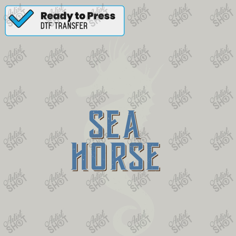 Seahorse Vintage Style Boy Dtf Transfer | Artistshot