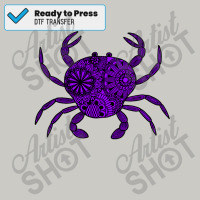 Mandala Crab Purple And Black Blue Dtf Transfer | Artistshot