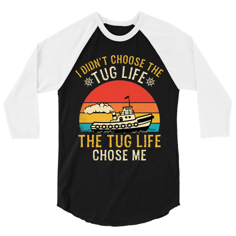 Tugboat Captain Funny Boating Sailor Sailing Men W 3/4 Sleeve Shirt | Artistshot