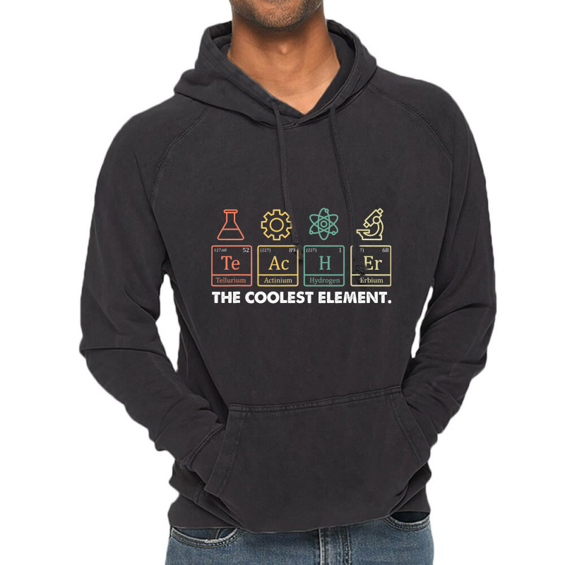 Vintage The Coolest Element Periodic Table Chemist Vintage Hoodie | Artistshot