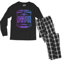 There Arent Many Things Billiards Player Pool Snoo Men's Long Sleeve Pajama Set | Artistshot