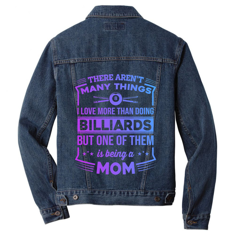 There Arent Many Things Billiards Player Pool Snoo Men Denim Jacket | Artistshot