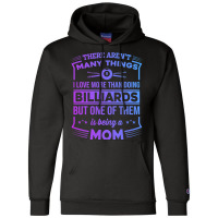 There Arent Many Things Billiards Player Pool Snoo Champion Hoodie | Artistshot