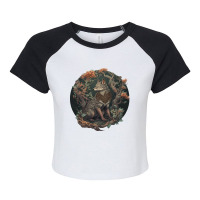 Mythology Fantasy Raglan Crop Top | Artistshot