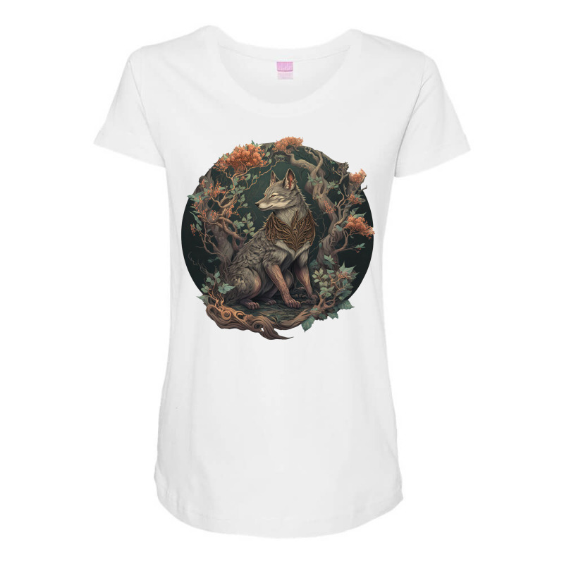 Mythology Fantasy Maternity Scoop Neck T-shirt by bulanmar | Artistshot