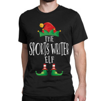 Sports Writer Elf Family Matching Christmas Pajama Classic T-shirt | Artistshot