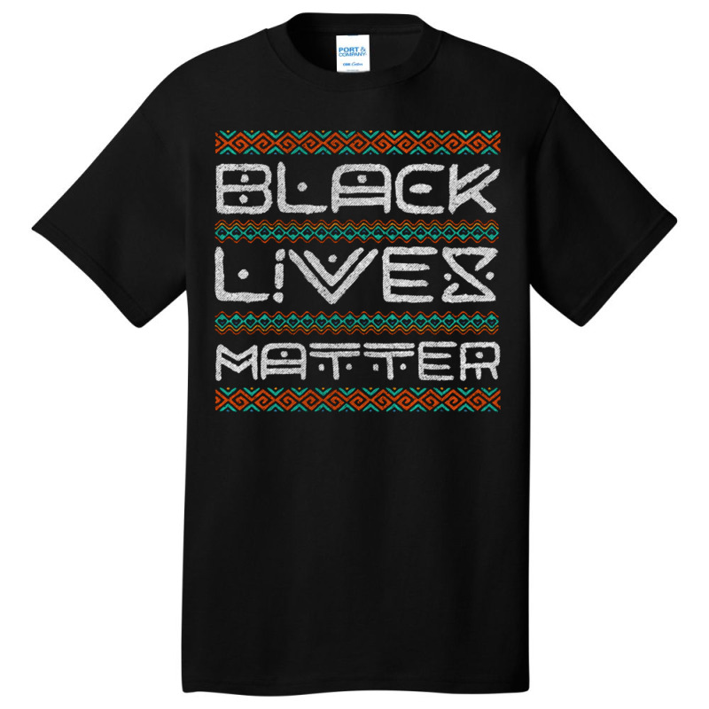 Black Lives Matter Africa Lettering Gift   Black Lives Matter Politica Basic T-shirt by loomcnultys | Artistshot