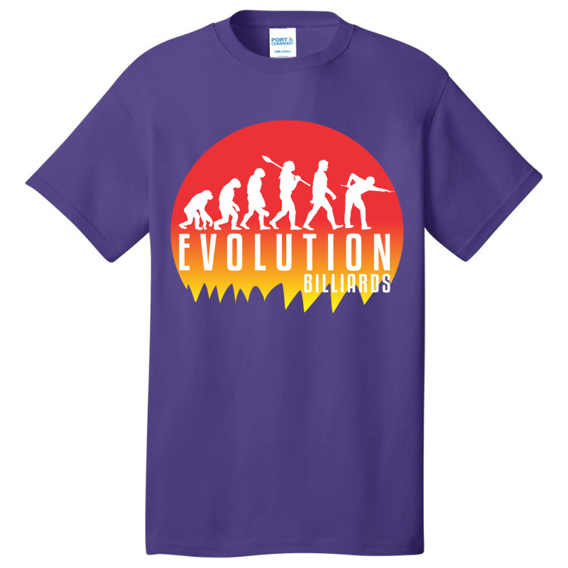 Billiards Evolution Basic T-shirt | Artistshot