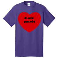 Love Parade, Hashtag Heart, Love Parade 2 Basic T-shirt | Artistshot