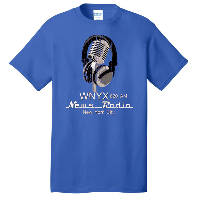 News Radio Ad Concept Basic T-shirt | Artistshot