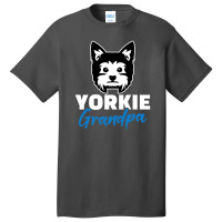 Yorkie Grandpa, Yorkshire Terrier Basic T-shirt | Artistshot