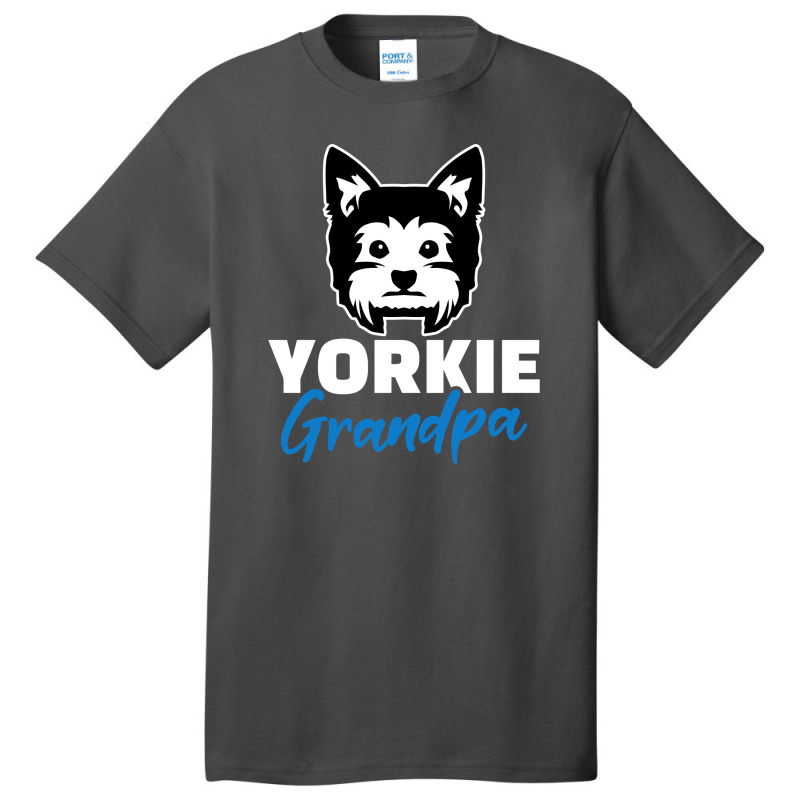 Yorkie Grandpa, Yorkshire Terrier Basic T-shirt | Artistshot