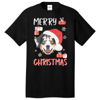 Australian Shepherd Funny Australian Shepherd Christmas Basic T-shirt | Artistshot