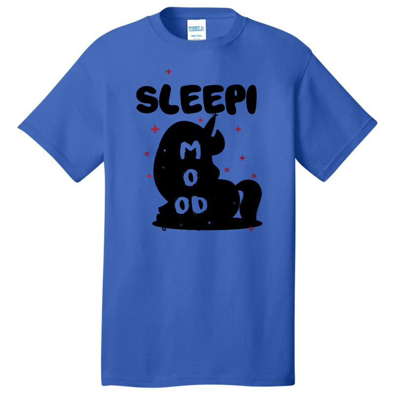 Sleepi Mood Unicorn Basic T-shirt by haydar | Artistshot