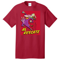 Cow And Chicken, Al Rescate, Basic T-shirt | Artistshot