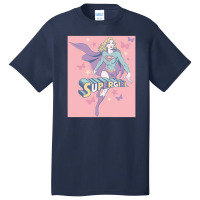 Dc, Supergirl Pastels, Basic T-shirt | Artistshot