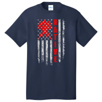 Native American Flag Retro Basic T-shirt | Artistshot