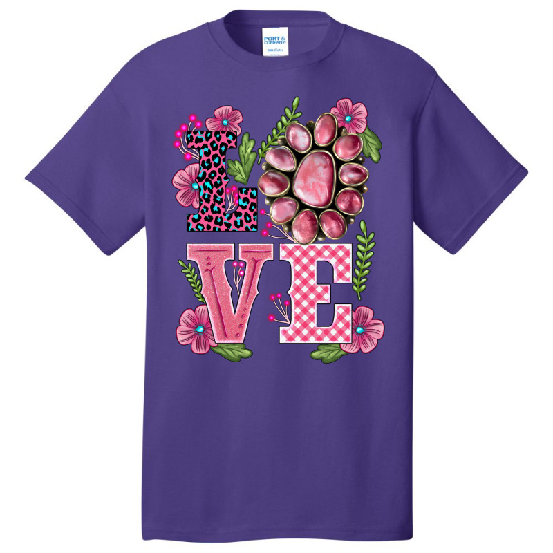 Walentine's Day Love Gemstones Basic T-shirt | Artistshot