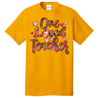 One Loved Teacher Basic T-shirt | Artistshot