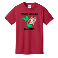 Panama City Beach Cute Mermaid Basic Youth T-shirt | Artistshot