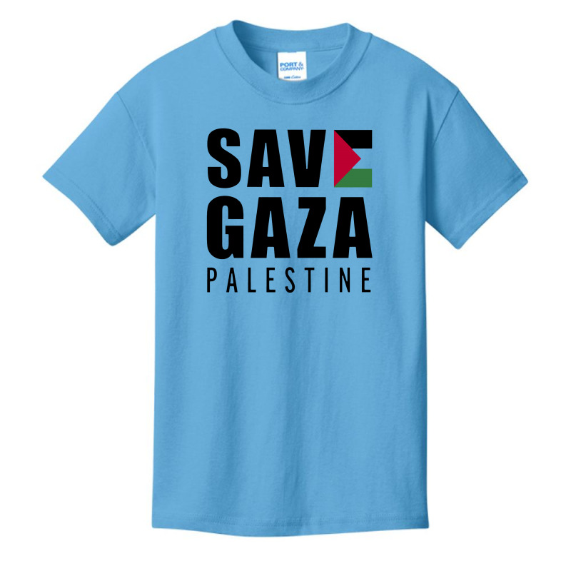 Save Gaza Quote Basic Youth T-shirt by atereabag | Artistshot