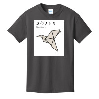 Origami Bird The Stork Basic Youth T-shirt | Artistshot