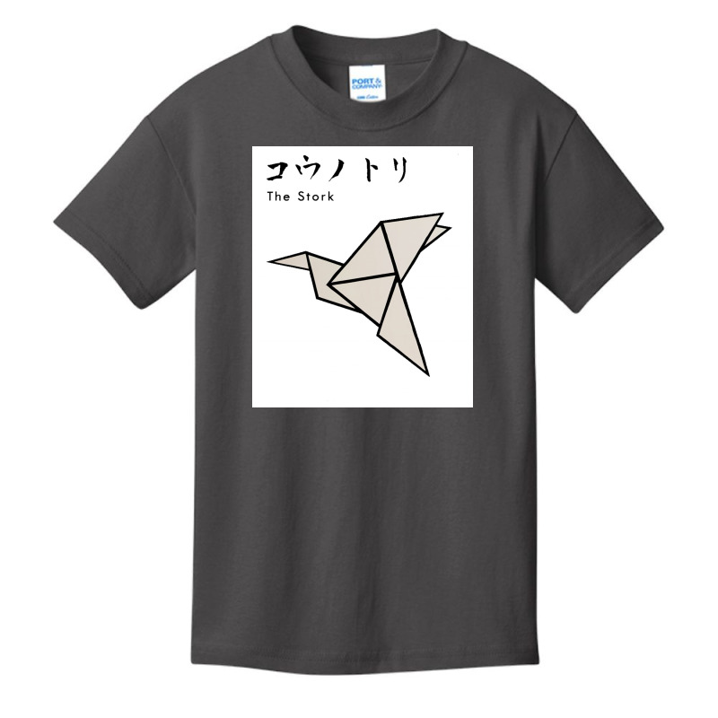 Origami Bird The Stork Basic Youth T-shirt | Artistshot