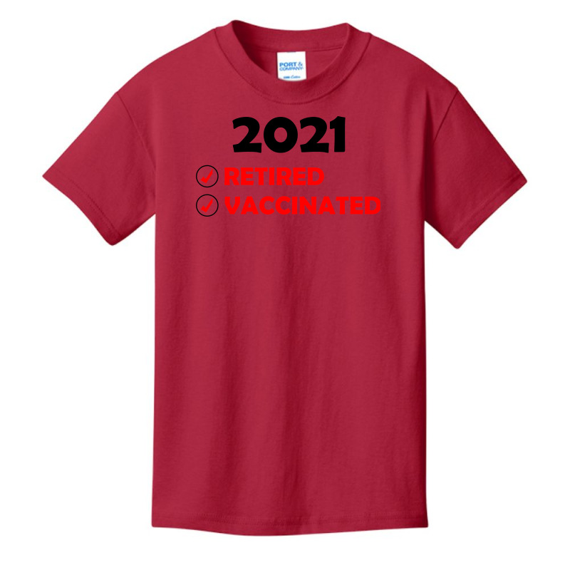 2021 Vaccinated (1) Basic Youth T-shirt by banjarstore | Artistshot