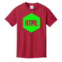 Retro Html Programming Language Icon1 01 Basic Youth T-shirt | Artistshot