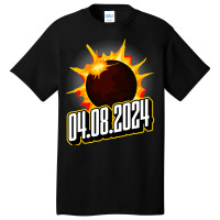 Us Total Partial Eclipse Usa American Totality 04. Basic T-shirt | Artistshot