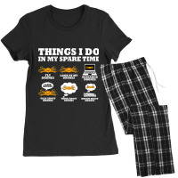 Things I Do In My Spare Time Drone Pilot Quadcopte Women's Pajamas Set | Artistshot