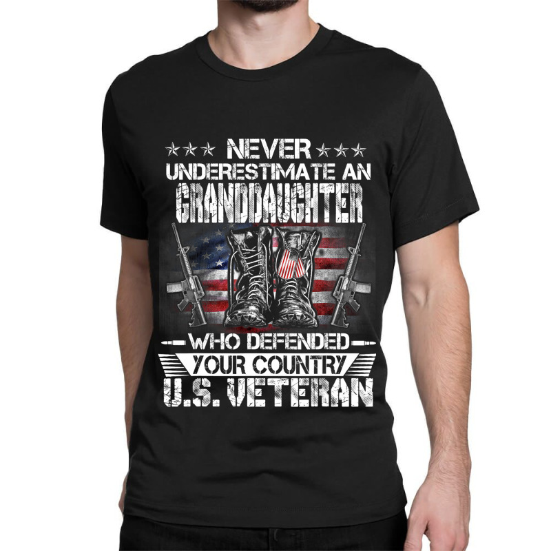 Us Veteran Granddaughter Veterans Day Us Patriot P Classic T-shirt | Artistshot